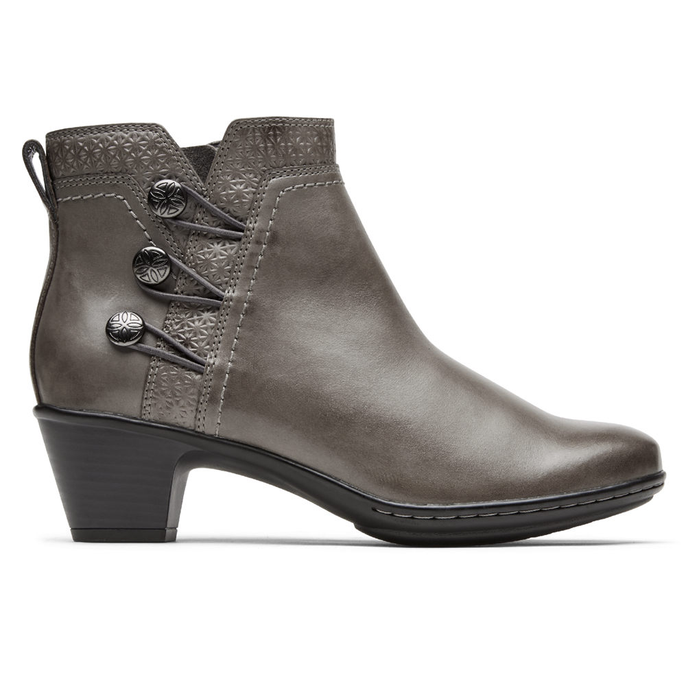 Rockport Womens Cobb Hill Kailyn Ankle - Boots Grey - IBT836209